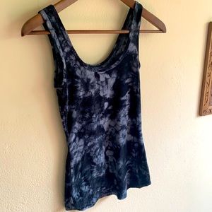 No Boundaries-Tie Die Black Tank